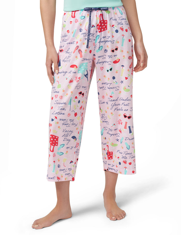 HUE Beach Day Dream Pajama Capri