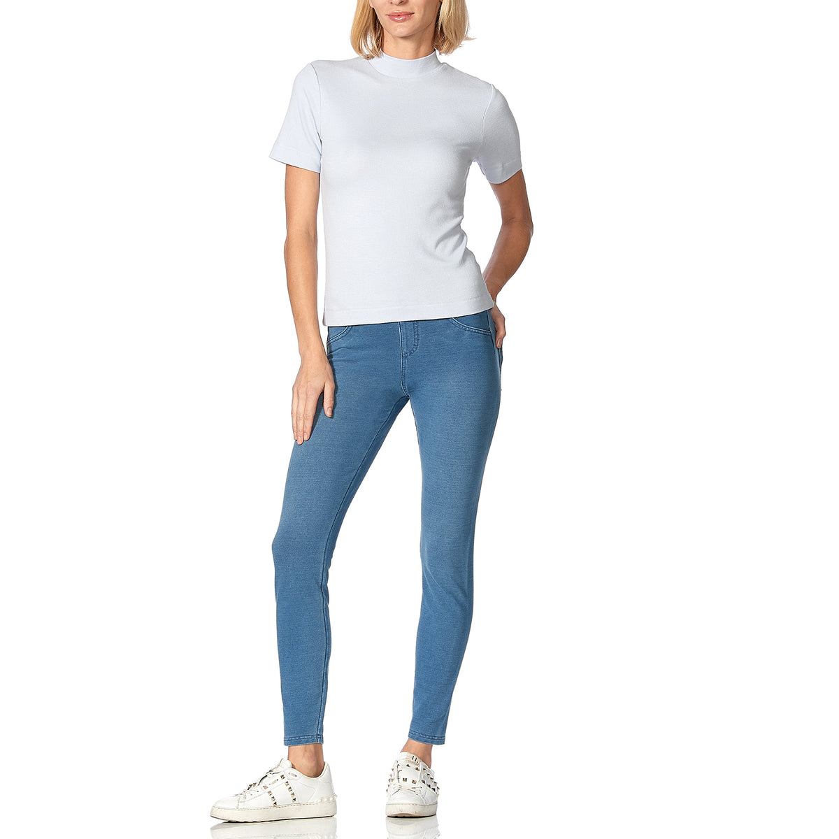 HUE Game Changing Hi-Rise Denim Legging