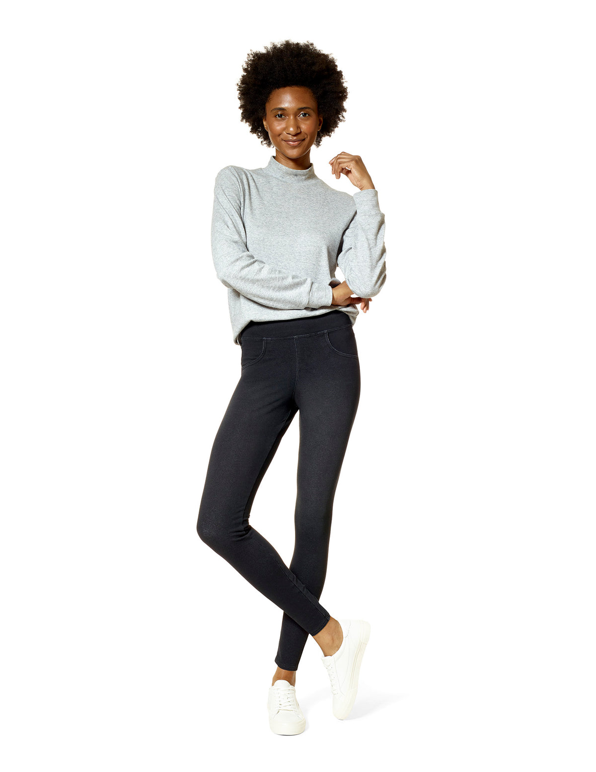 HUE Game Changing Hi-Rise Denim Legging
