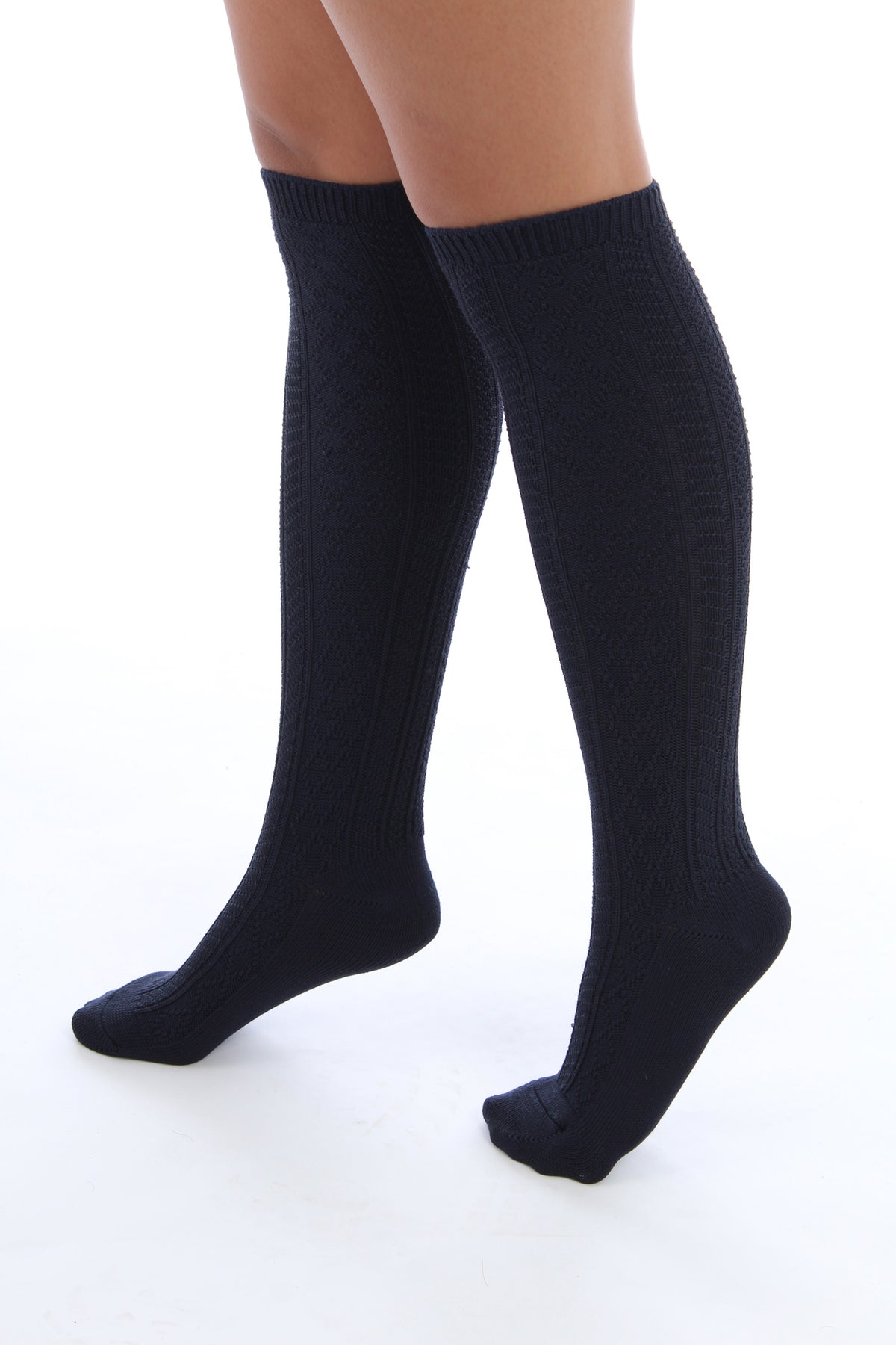 HUE Super Soft Cable Knee Sock