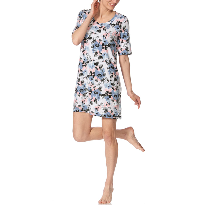 HUE Sunny Floral Sleepshirt