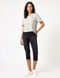HUE Game Changing Denim Capri