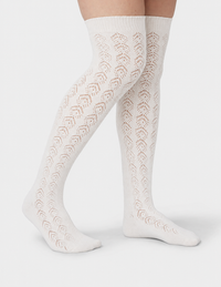 HUE Pointelle Over The Knee Sock