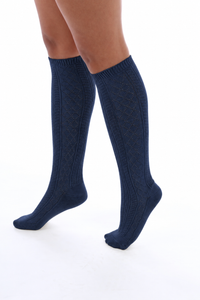 HUE Super Soft Cable Knee Sock