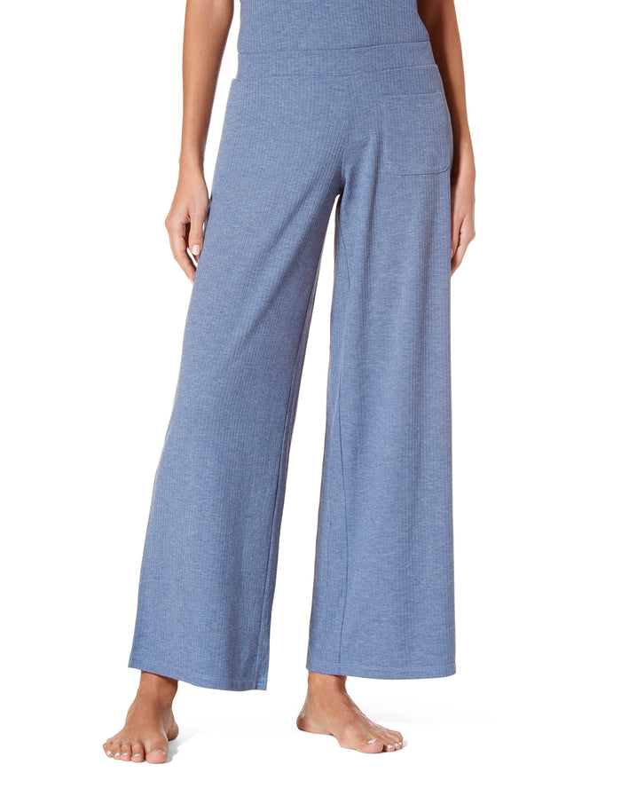 HUE Ribbed Flare Pajama Pant