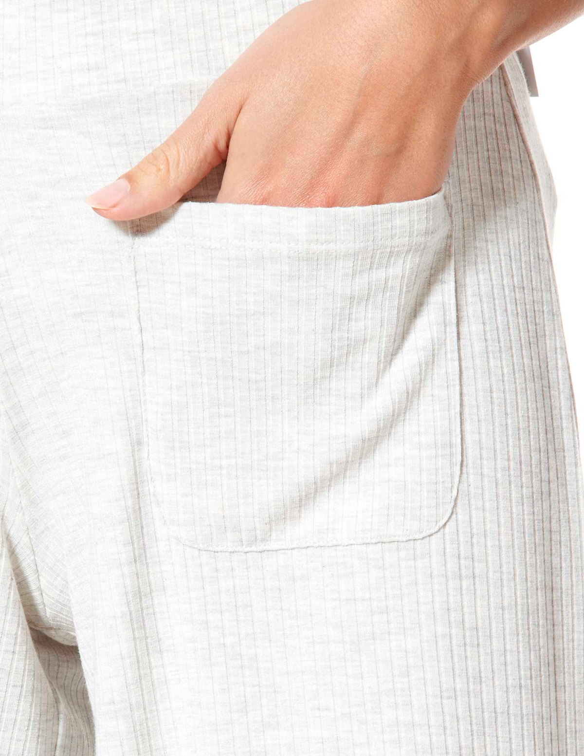 HUE Ribbed Flare Pajama Pant