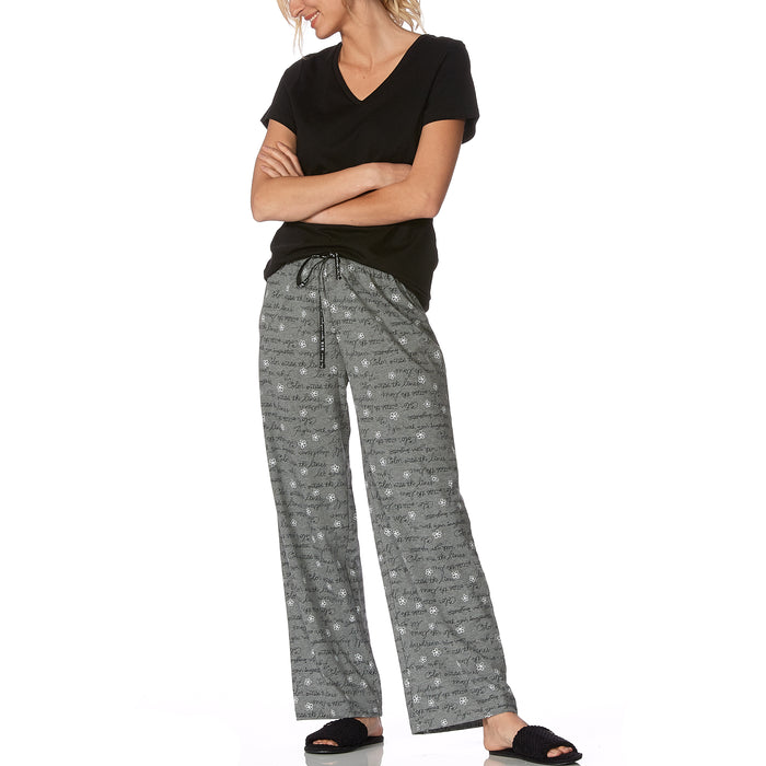 HUE SleepWell  Floral Script Pajama Pant