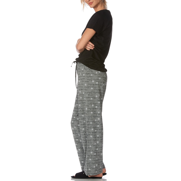 HUE SleepWell  Floral Script Pajama Pant
