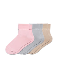 HUE 3-Pair Pack Bobby Sock