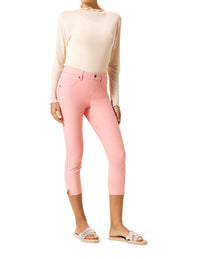 HUE Essential Denim Mid-Rise Capri Legging