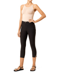 HUE Essential Denim Mid-Rise Capri Legging