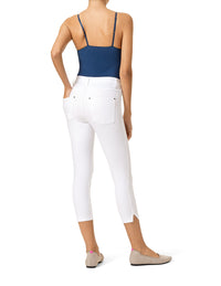 HUE Essential Denim Mid-Rise Capri Legging