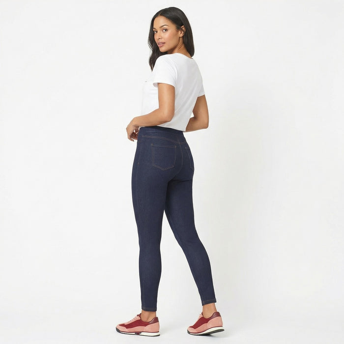 HUE Leggings en Denim avec Lacets (Gris Foncé, TP HUE Leggings en Denim avec Lacets (Gris Foncé, TP