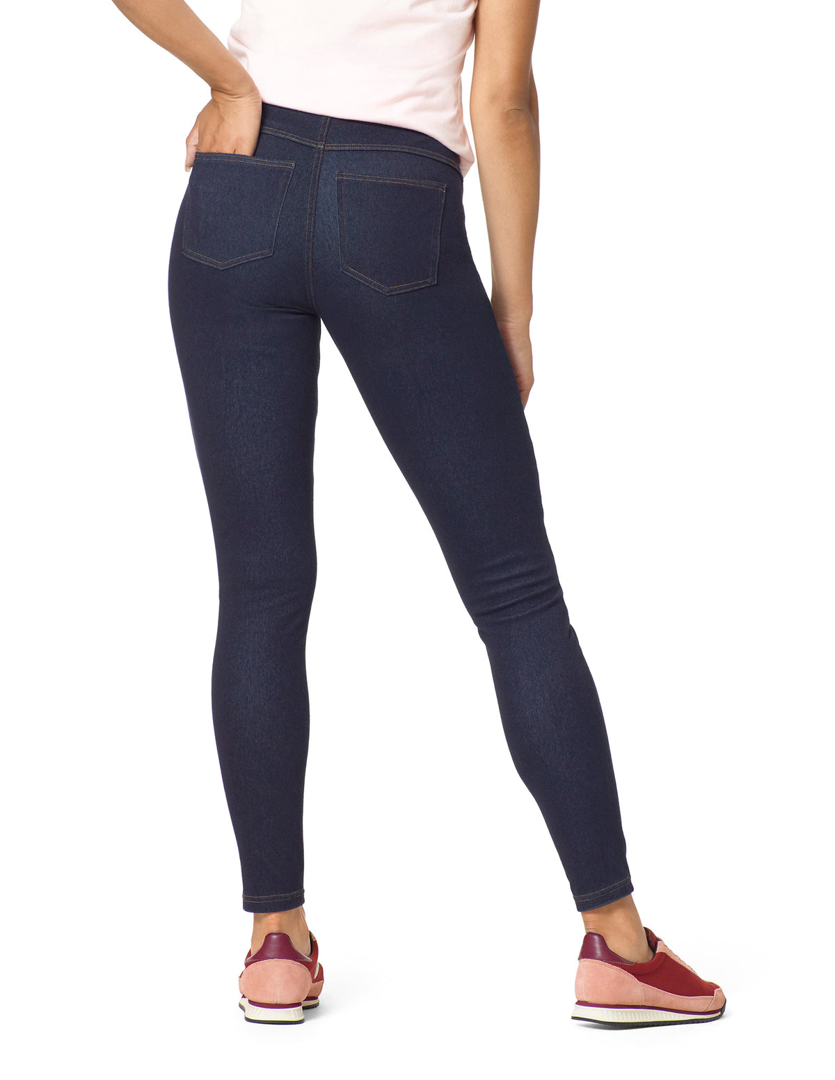 Legging en denim ultra doux taille haute HUE Curvy