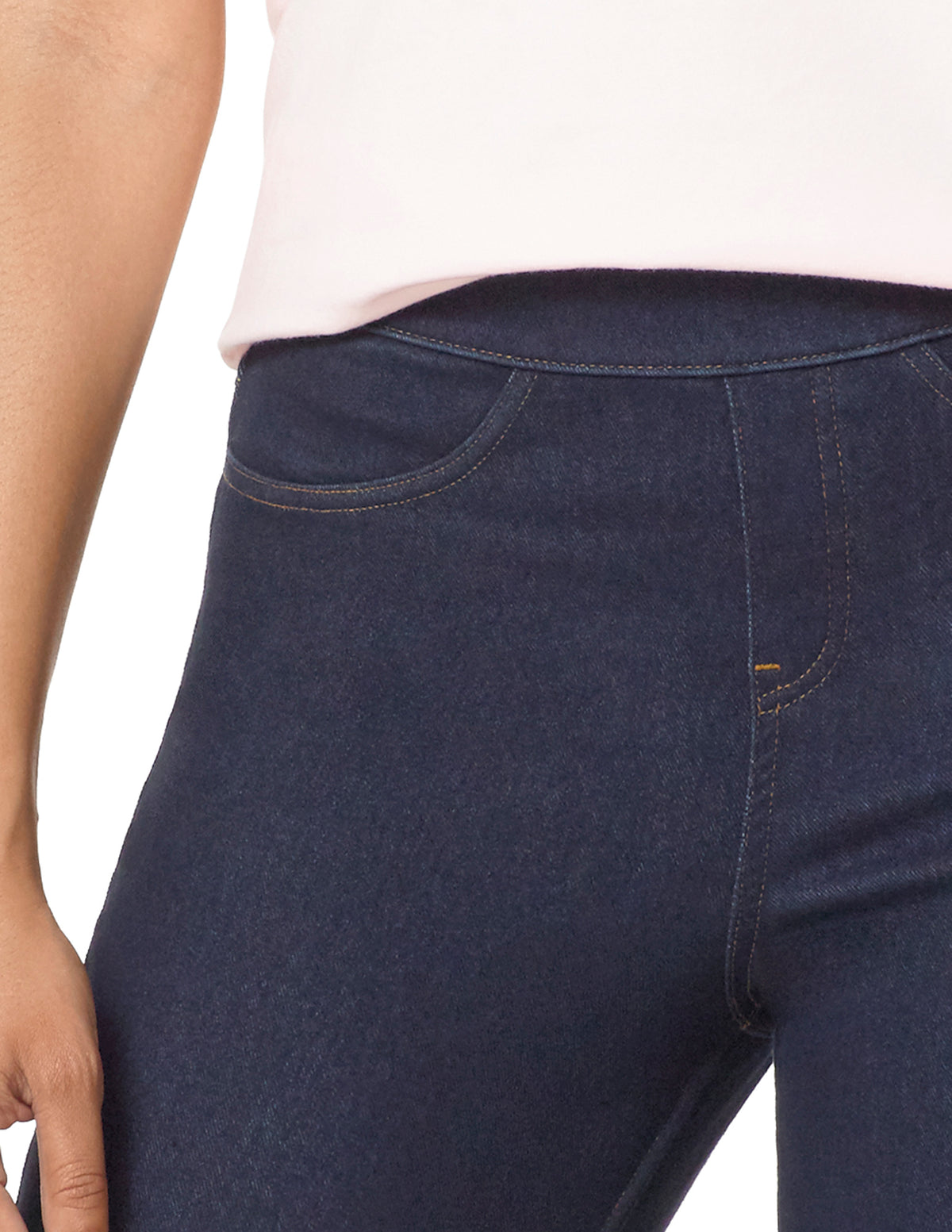 Legging en denim ultra doux taille haute HUE Curvy