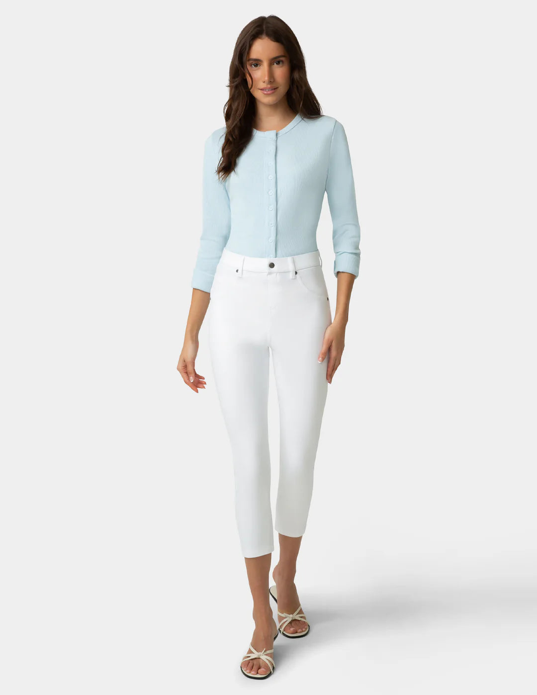HUE Hi-Rise Ultra Soft Denim Capri