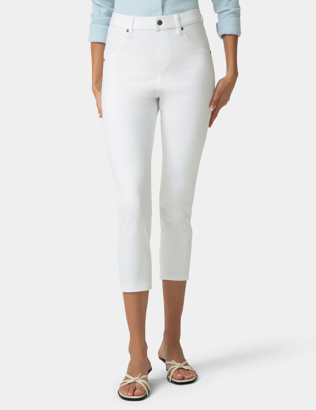 HUE Hi-Rise Ultra Soft Denim Capri