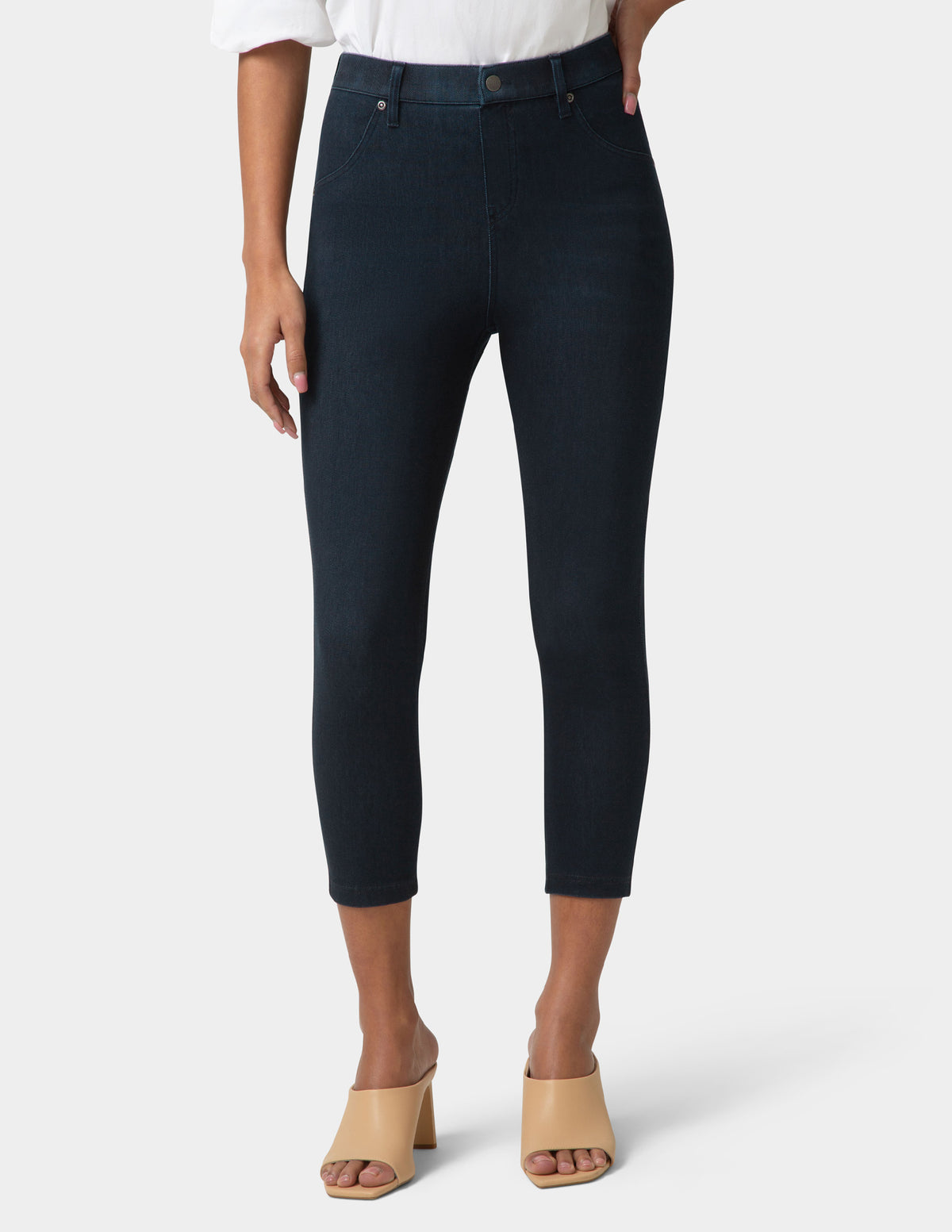 HUE Hi-Rise Ultra Soft Denim Capri