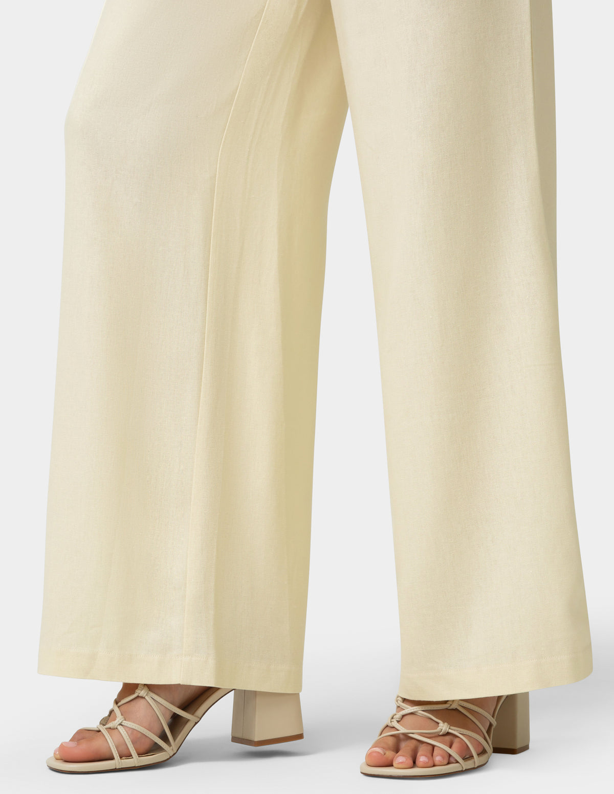 HUE Coastal Linen Palazzo Pant