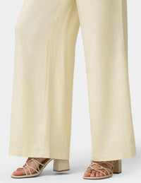 HUE Coastal Linen Palazzo Pant