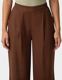 HUE Coastal Linen Palazzo Pant