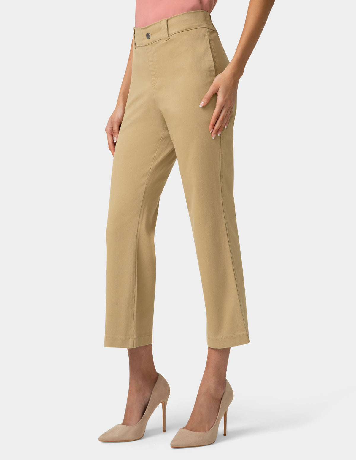 HUE Ultra Stretch Chino Kick Flare