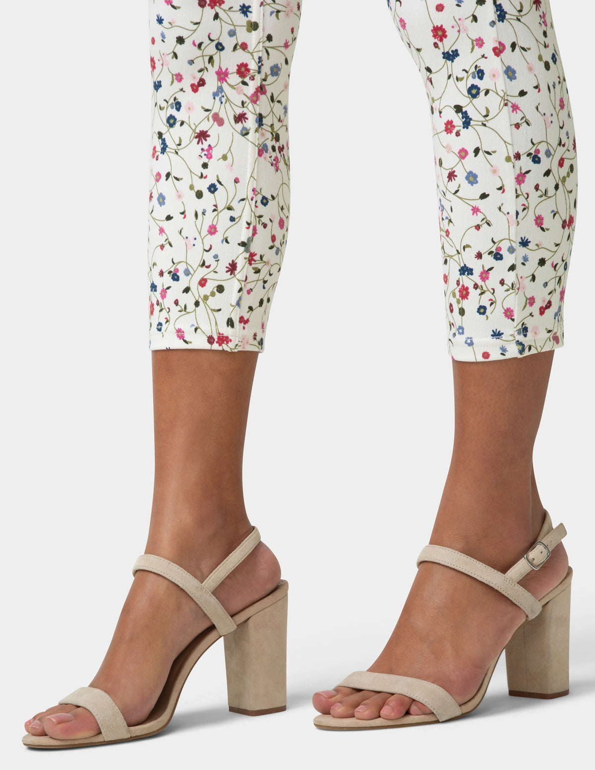 HUE Floral Ultra Soft Denim Capri