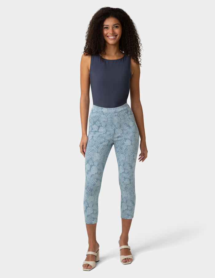 HUE Tonal Ultra Soft Denim Capri