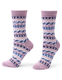 HUE Geo Stripe Boot Sock 2 Pair Pack