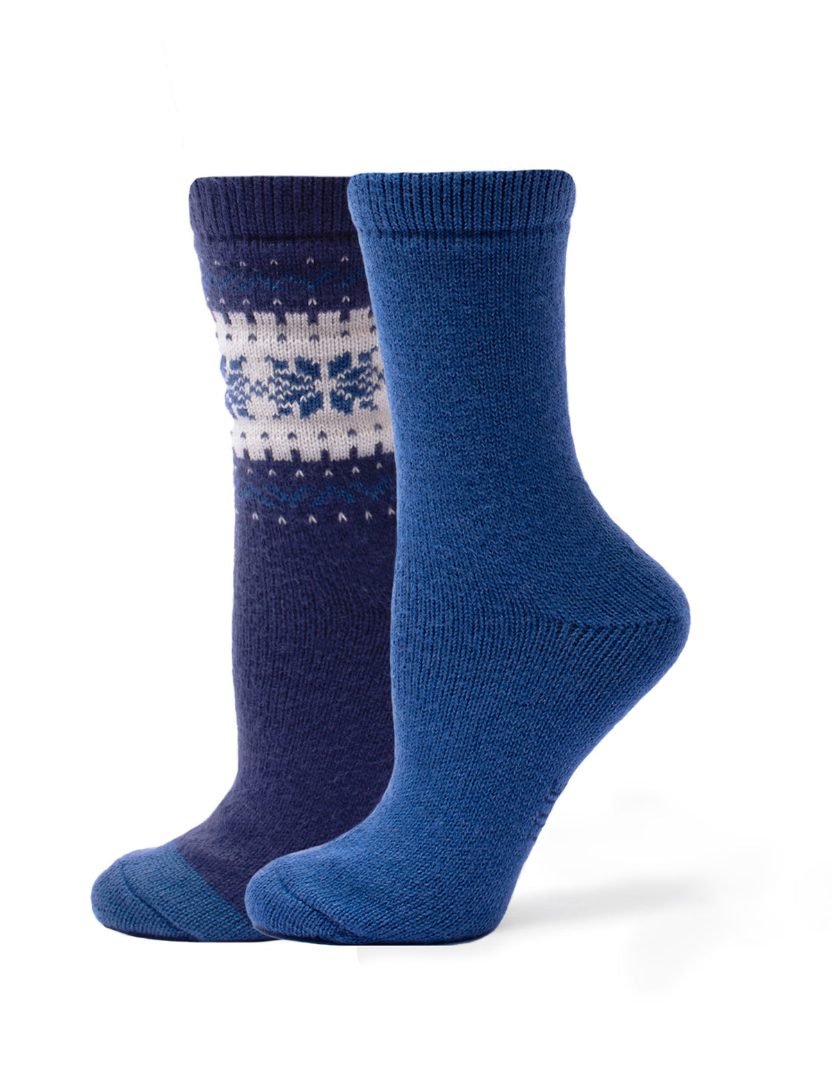 HUE Snowflake Border Boot Sock 2 Pair Pack