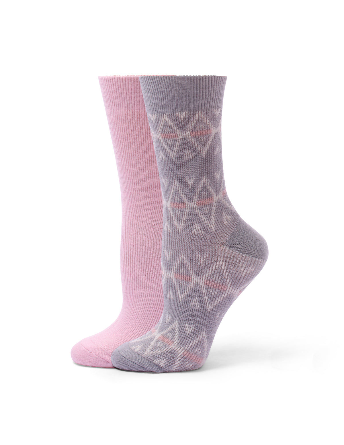 HUE Argyle Stripe Boot Sock 2 Pair Pack