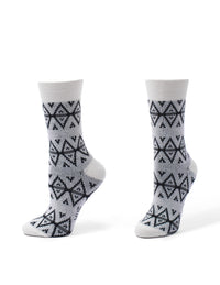 HUE Argyle Stripe Boot Sock 2 Pair Pack
