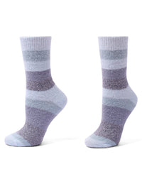 HUE Tonal Stripe Cable Boot Sock