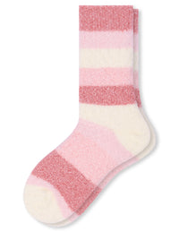 HUE Tonal Stripe Cable Boot Sock