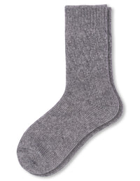 HUE Textured Cable Boot Sock