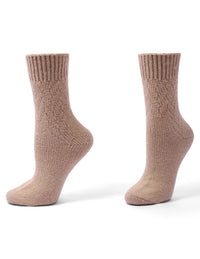 HUE Textured Cable Boot Sock