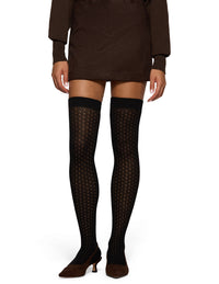 HUE Pointelle Over The Knee Sock