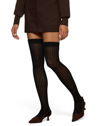 HUE Pointelle Over The Knee Sock