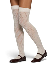 HUE Pointelle Over The Knee Sock