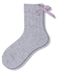 HUE So Soft Bow Anklet Sock