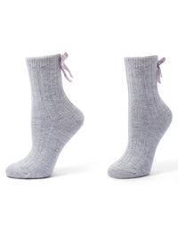 HUE So Soft Bow Anklet Sock