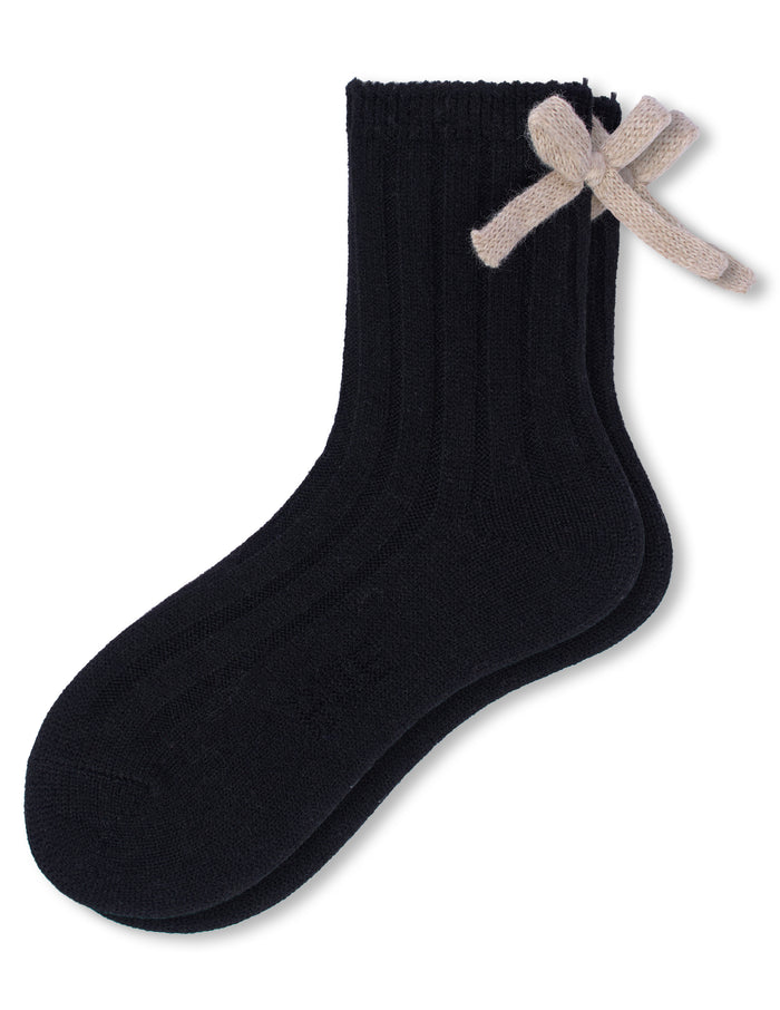 HUE So Soft Bow Anklet Sock