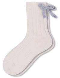 HUE So Soft Bow Anklet Sock