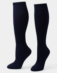 HUE Cable Ribbed Knee High