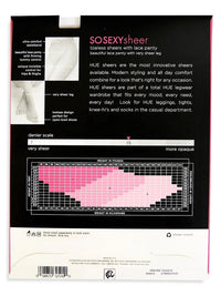 HUE Backseam Control Top Pantyhose - 15 Denier