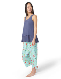 HUE Flounce Hem Scoop Neck Pajama Tank