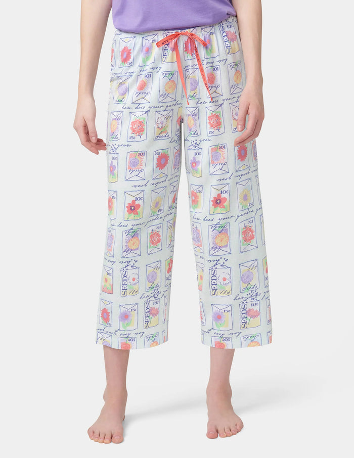 HUE Garden Seeds Pajama Capri