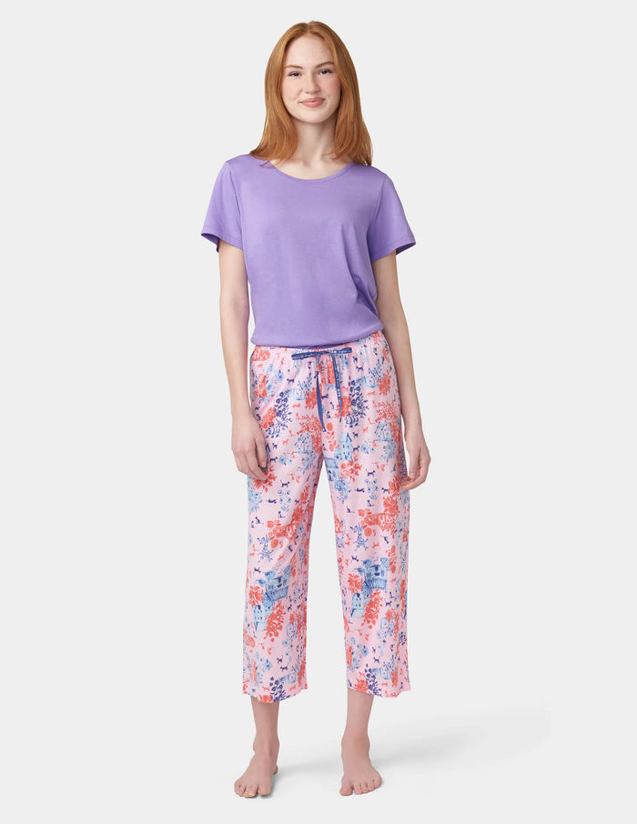 HUE Kittyville Toile Pajama Capri