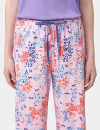 HUE Kittyville Toile Pajama Capri