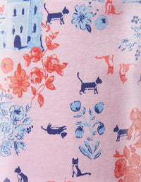 HUE Kittyville Toile Pajama Capri
